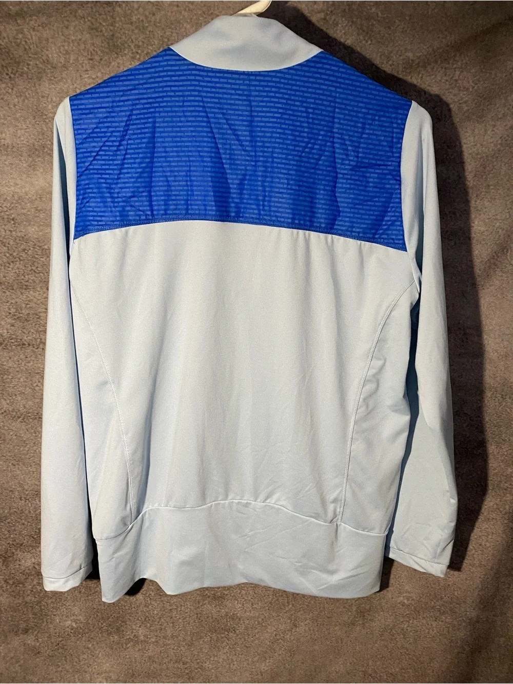 Adidas Womens M Full Zip Golf Jacket Blue Light Blue Wenatchee Golf & CC